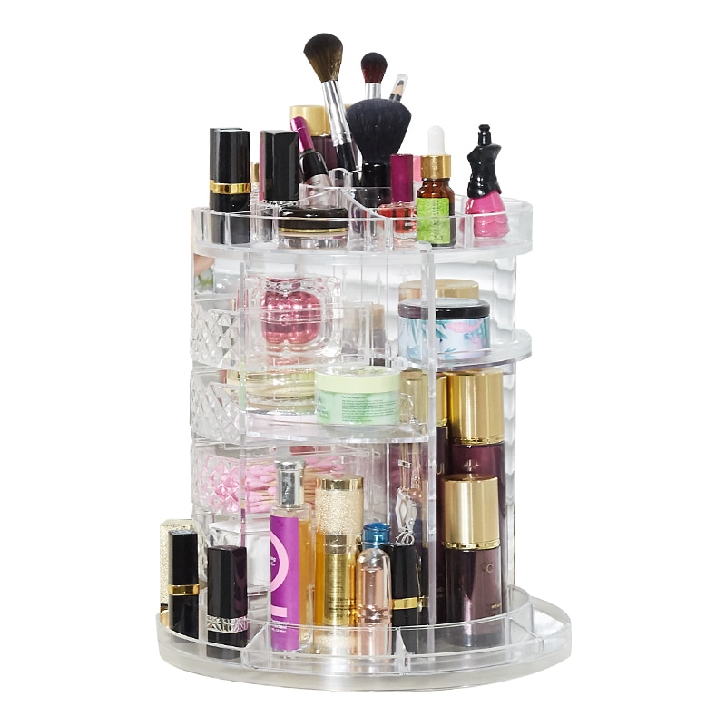 Makeup Caddy Rotating Organizer