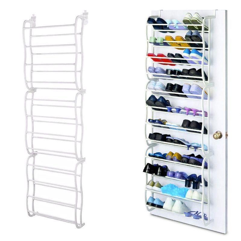 Over The Door Shoe Rack Storage Organizer