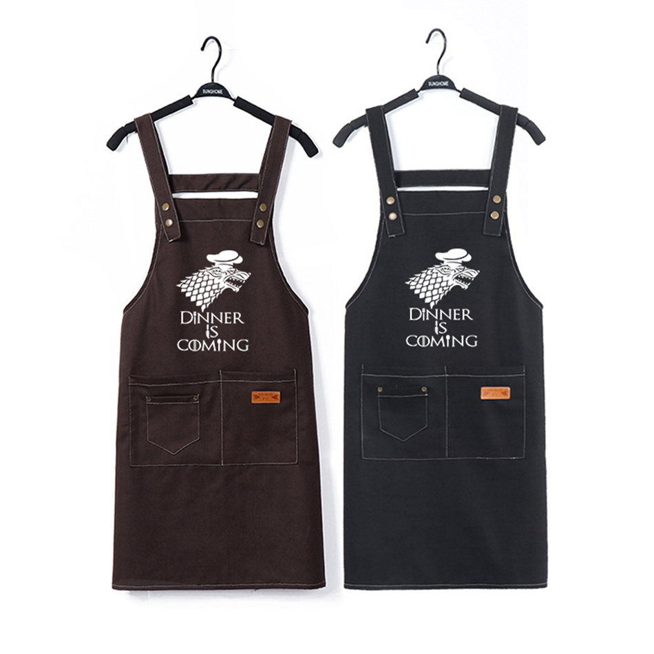 Aprons With Pockets Kitchen Bib