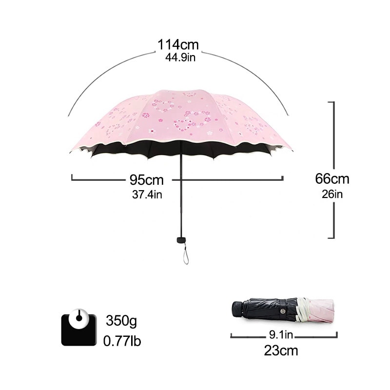 Compact Umbrella Windproof Foldable Brolly