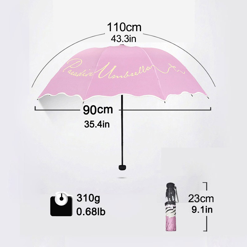 Compact Umbrella Windproof Foldable Brolly