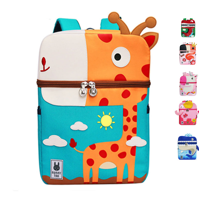 Cute Backpacks Kids 3D Cartoon Design