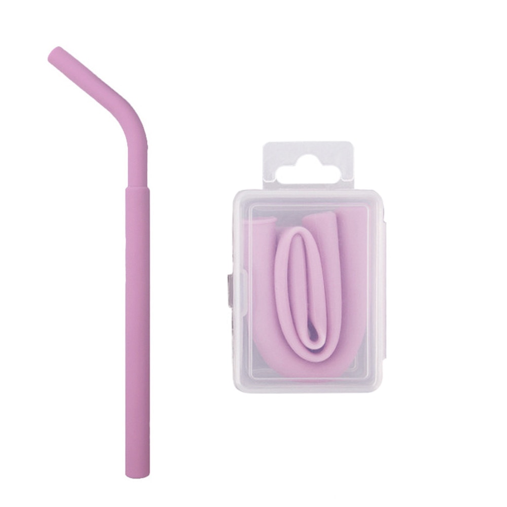 Foldable Straw Silicone with Case