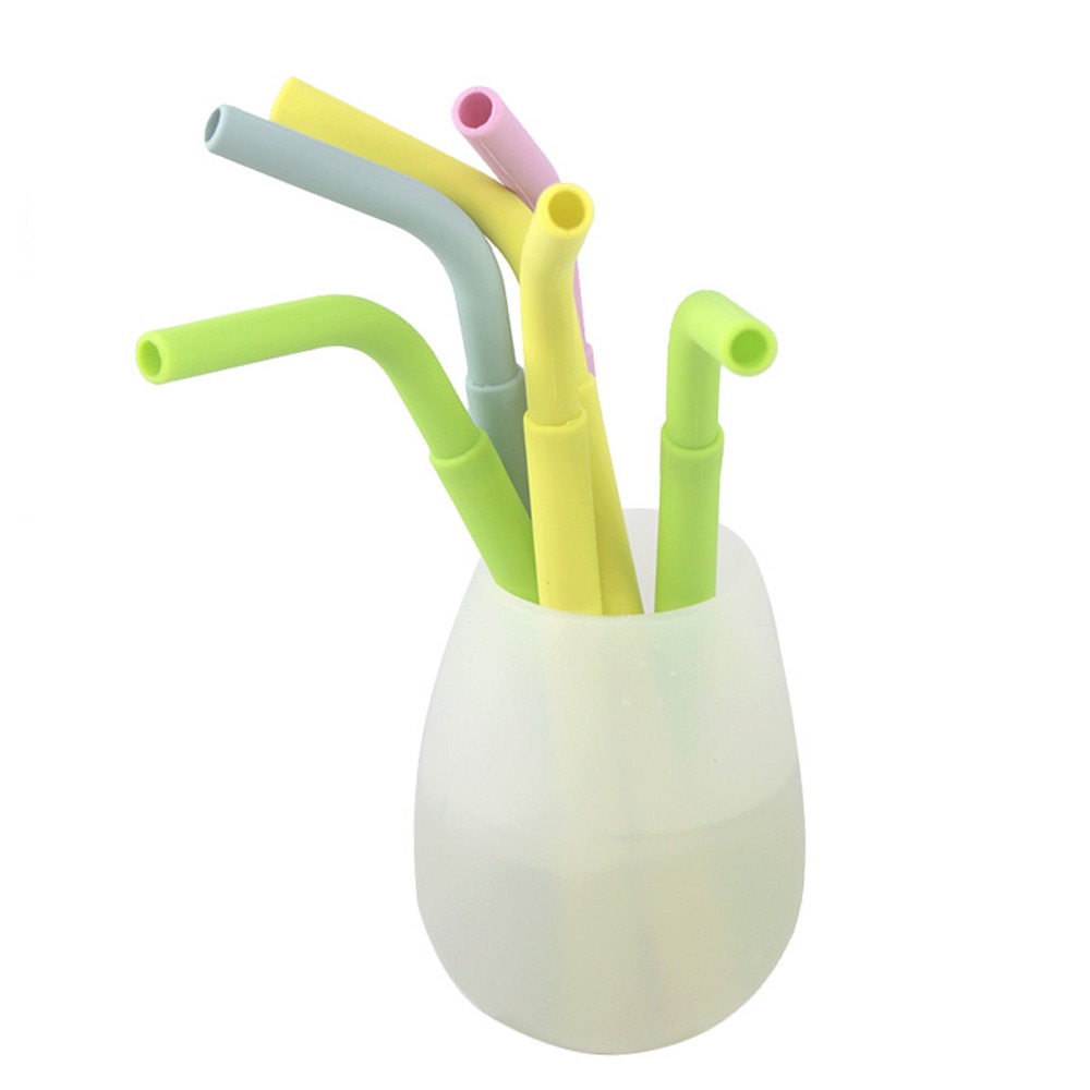 Foldable Straw Silicone with Case