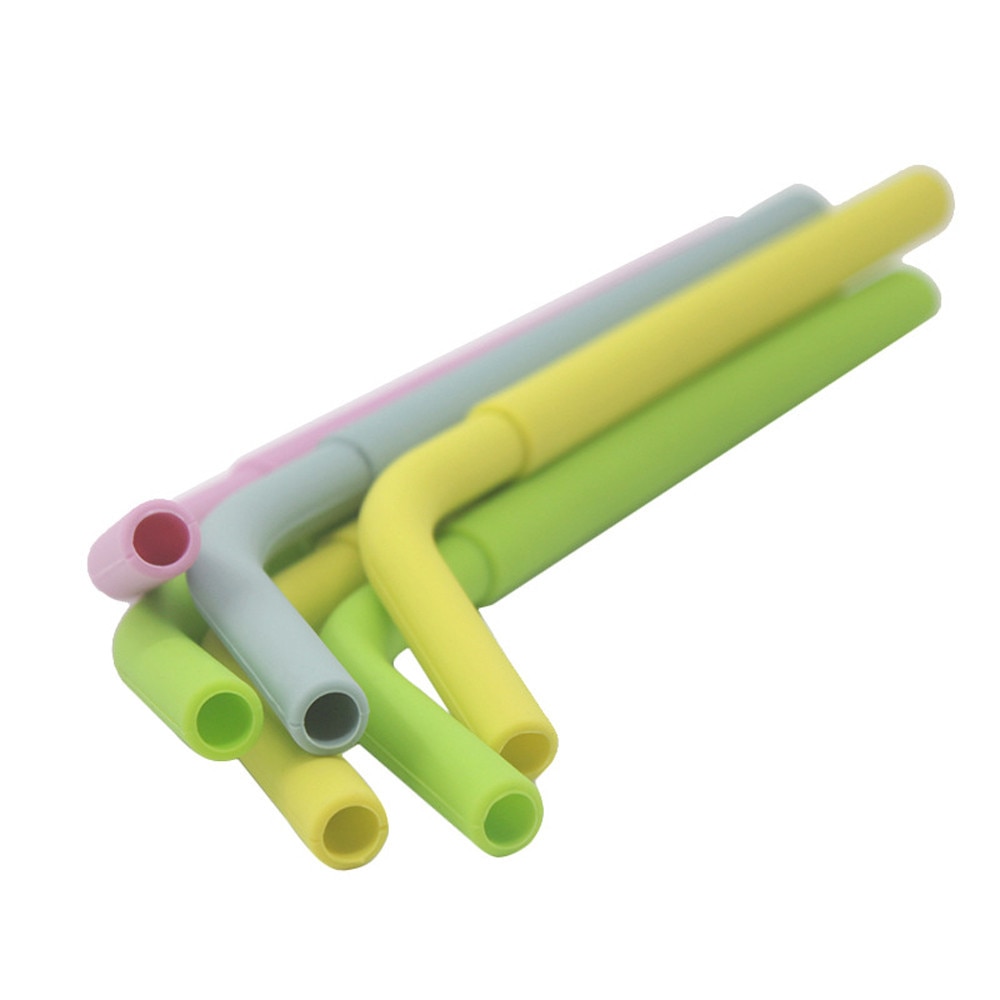 Foldable Straw Silicone with Case