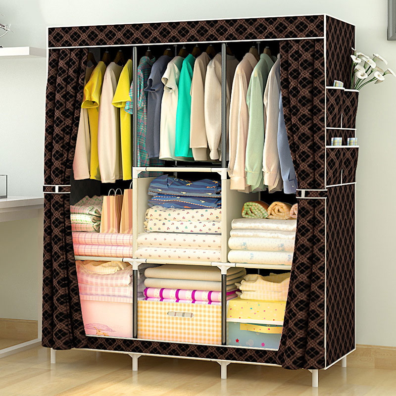 Fabric Wardrobe Storage Cabinet