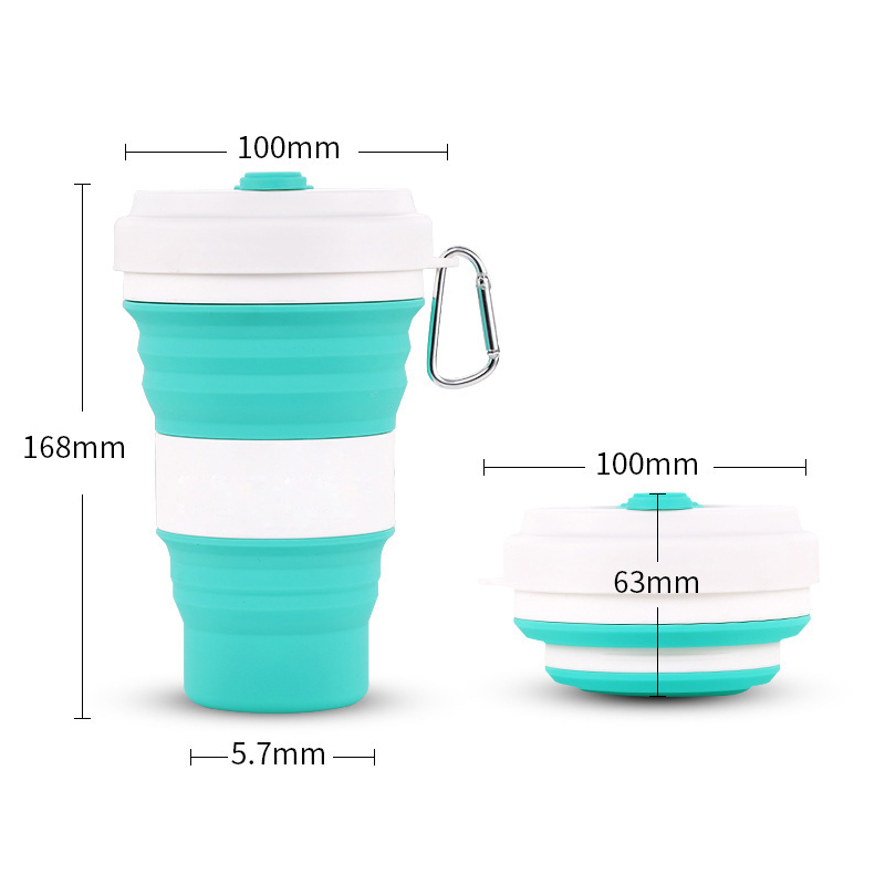 Travel Cup Collapsible With Lid