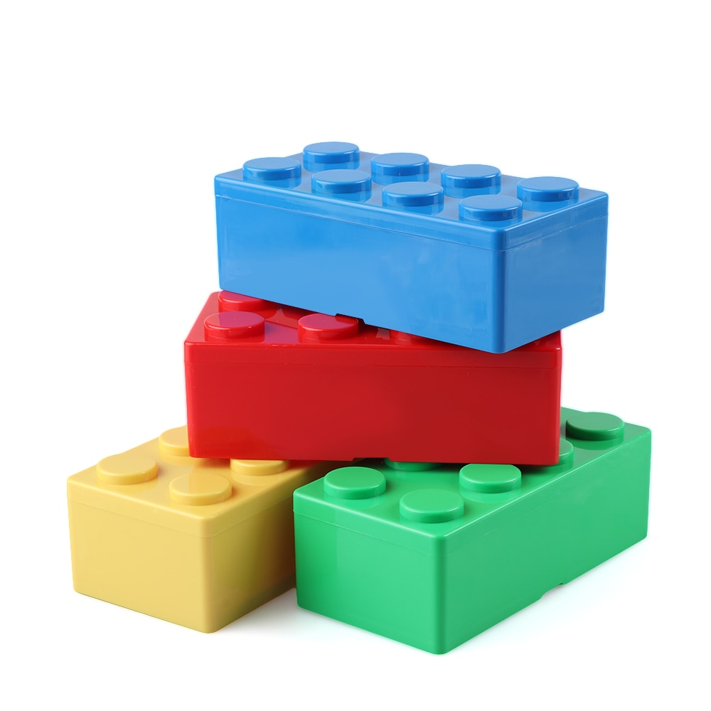 Plastic Storage Bins Blocks Shape