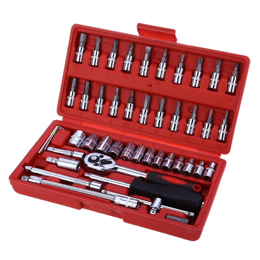 Socket Wrench Set 46PC Tool Kit