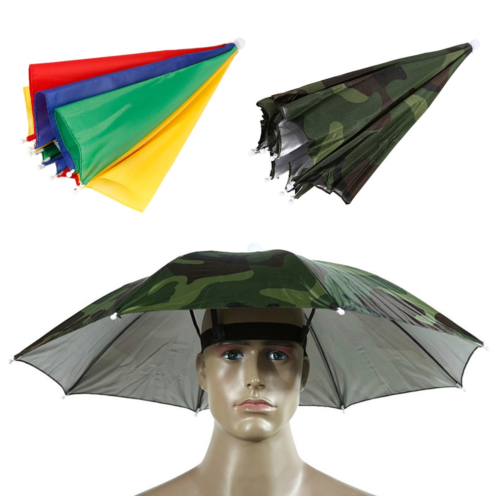 Umbrella Hat Foldable Outdoor Headwear