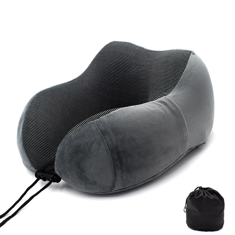 Memory Foam Travel Pillow U-Shaped