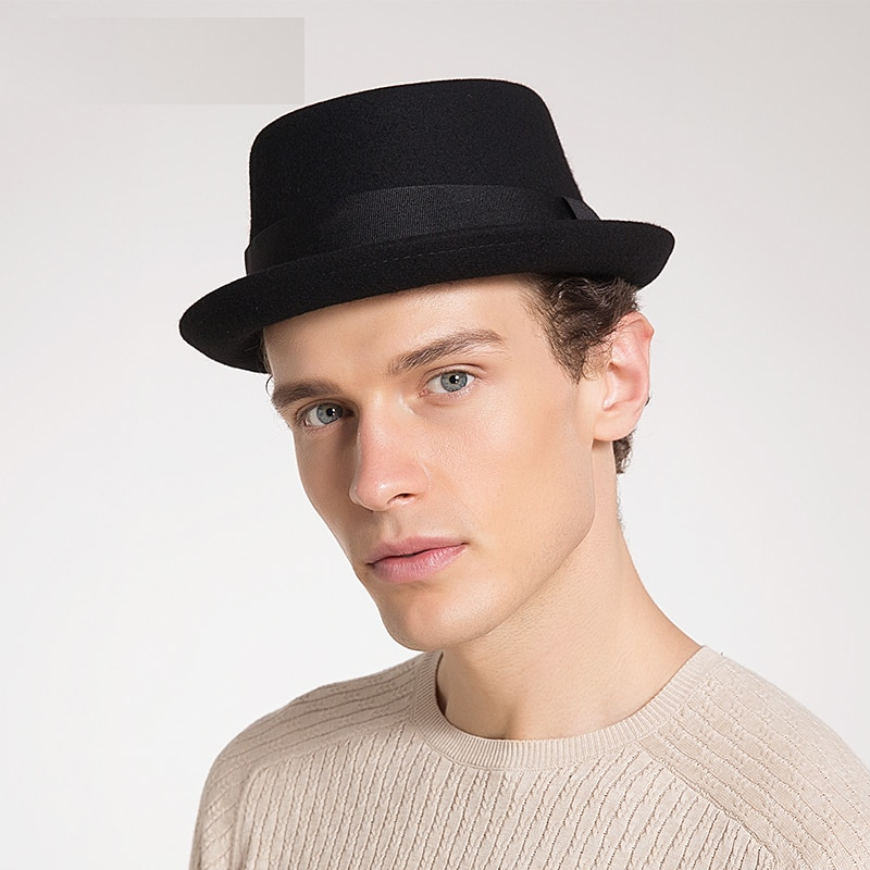 Mens Fedora Classic Hat Shape