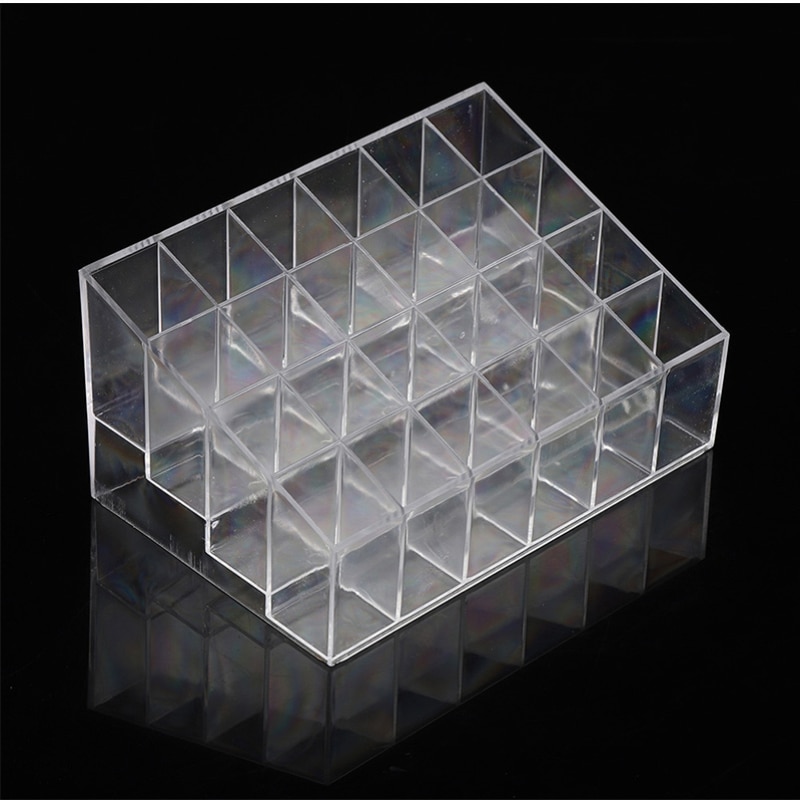 Lipstick Organizer 24-Grid Display Case