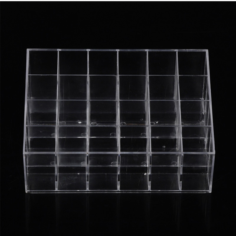 Lipstick Organizer 24-Grid Display Case