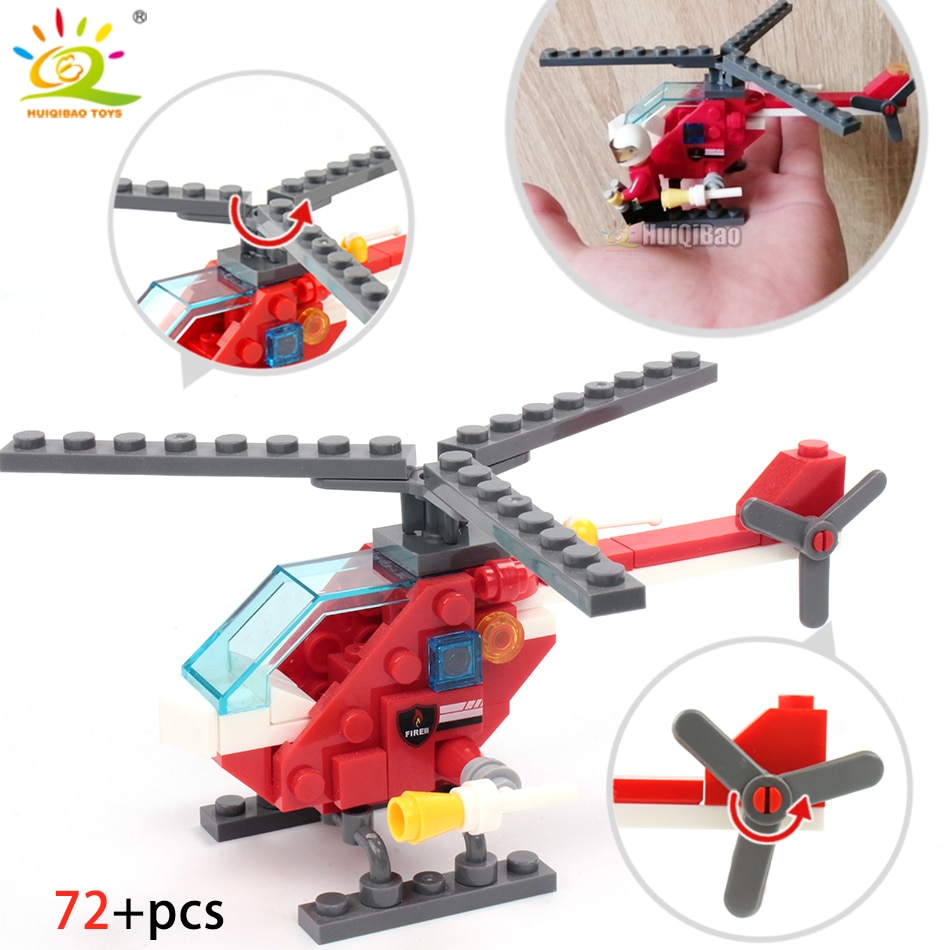 Lego Blocks DIY Fire Fighting Toys (348 pieces)