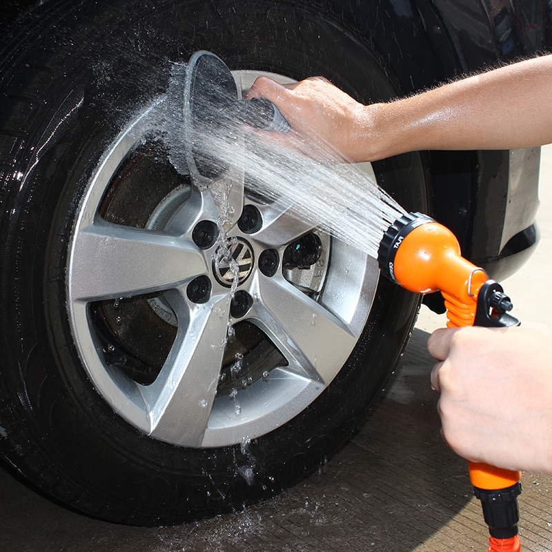 Expandable Garden Hose with Spray Gun