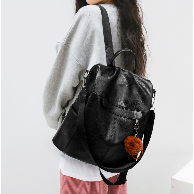 Vintage Backpack Fashionable Knapsack