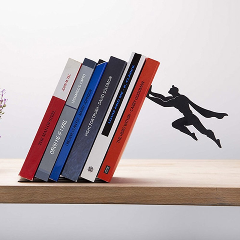 Bookshelf Decor Superman Stopper