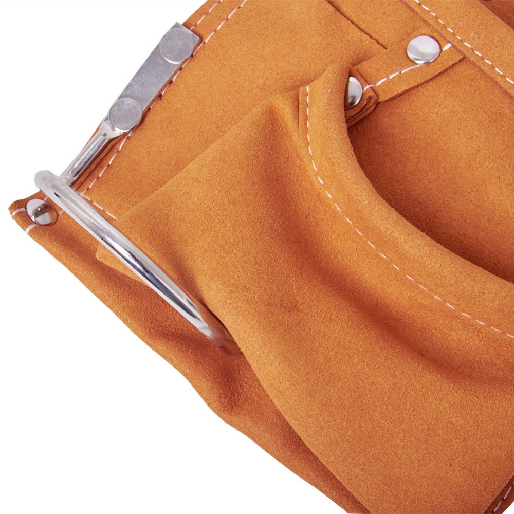 Leather Tool Belt Multi-Pocket Bag