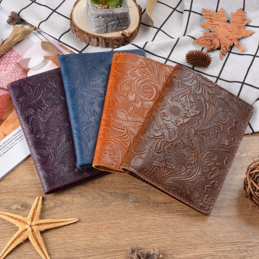 Leather Passport Holder Travel Wallet