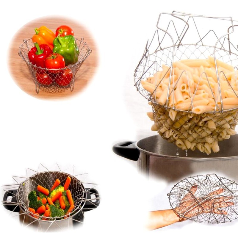 Basket Strainer Foldable Kitchen Tool