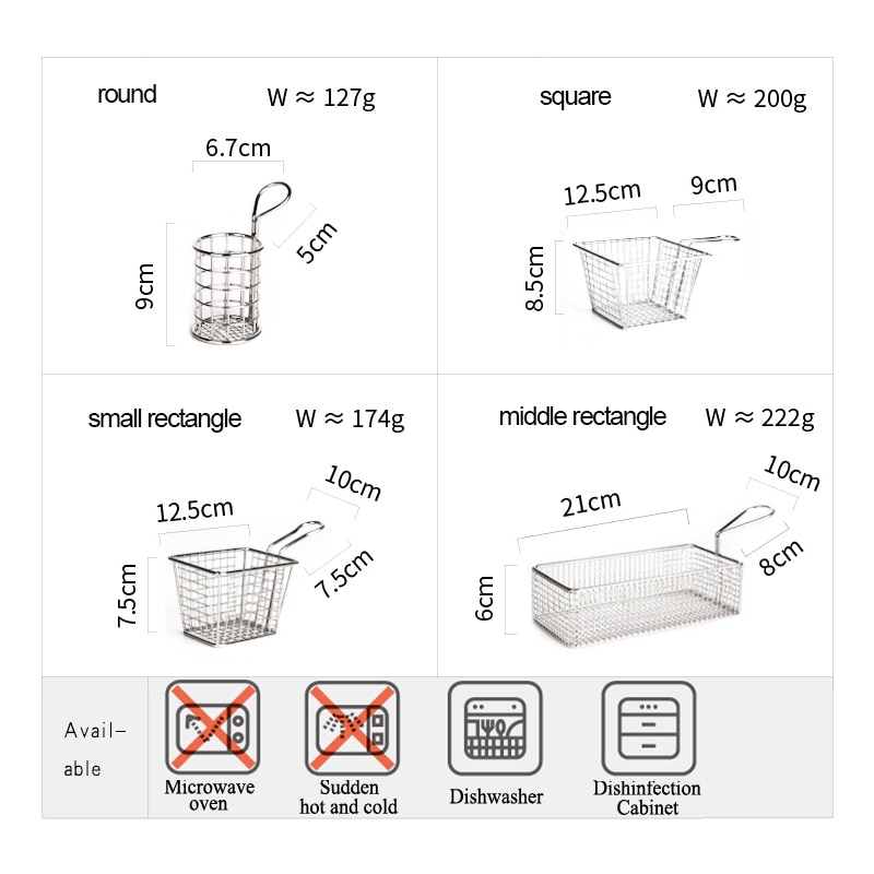 Kitchen Supplies Frying Basket