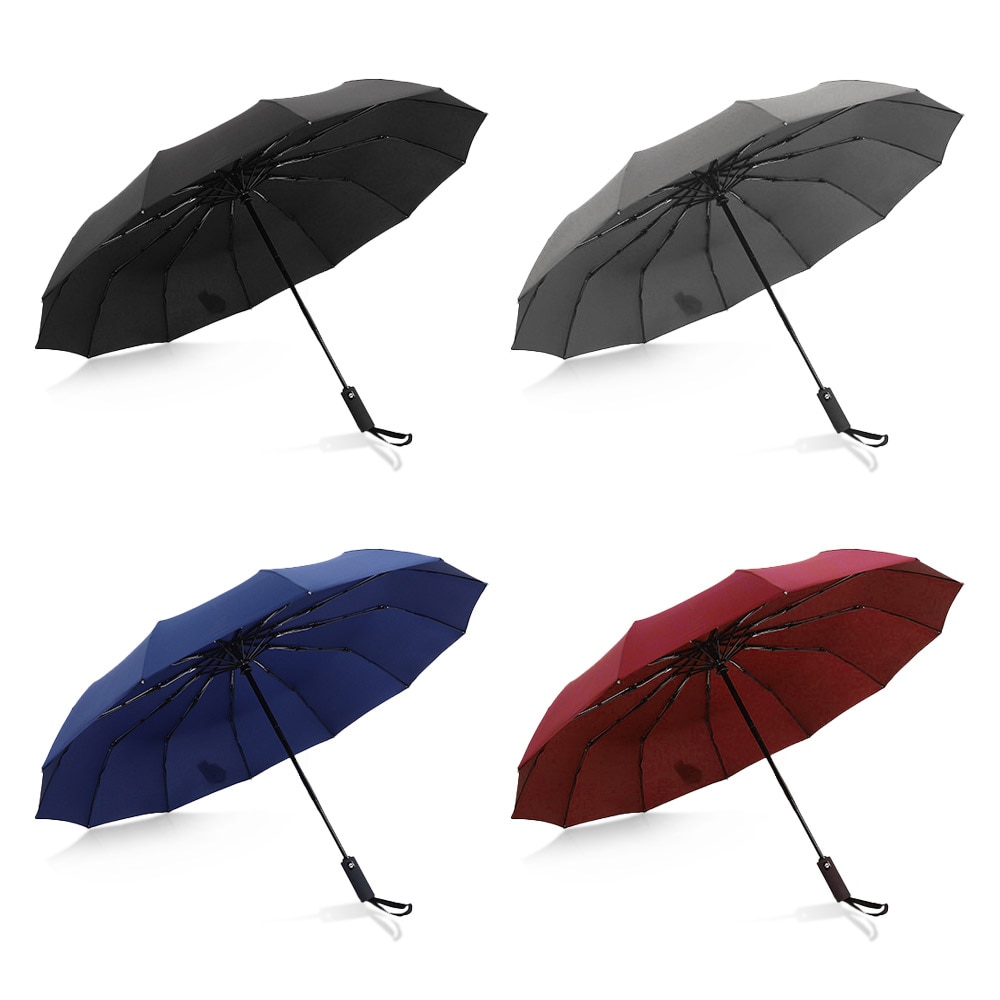 Rain Umbrella Windproof Foldable Brolly