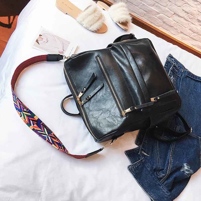 Leather Rucksack Multiform Backpack