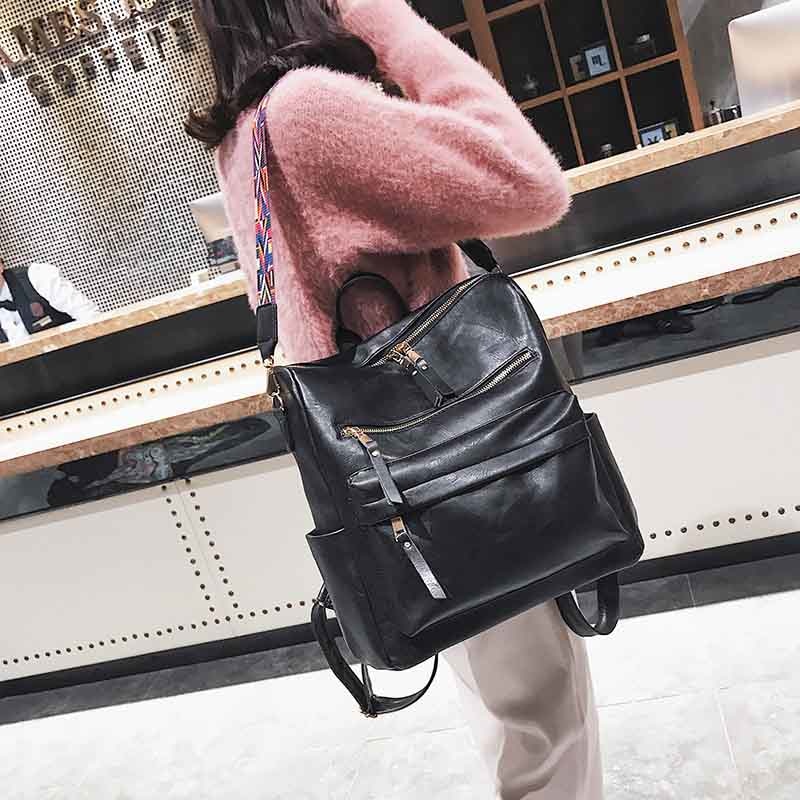 Leather Rucksack Multiform Backpack