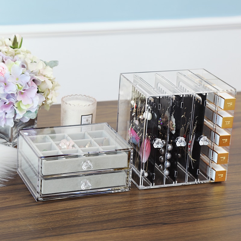 Earring Organizer Acrylic Rack Box