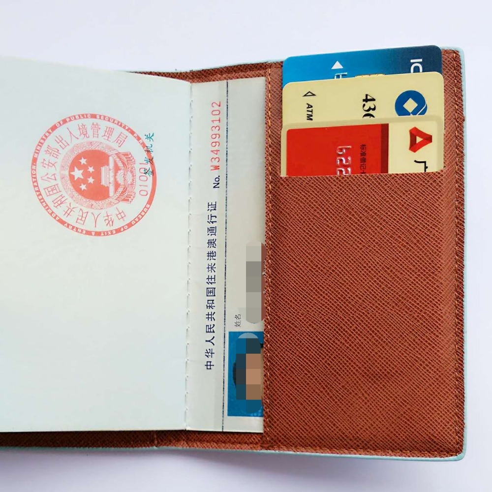 Passport Case Cute Leather Cover