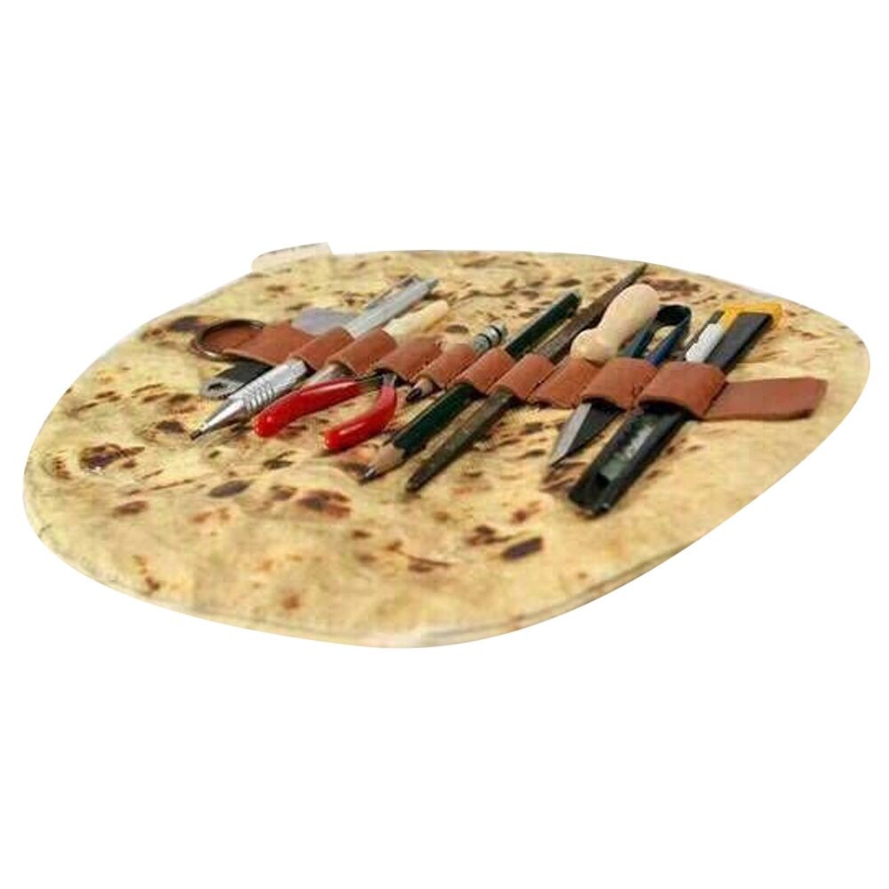 Makeup Pouch Tortilla Wrap Design