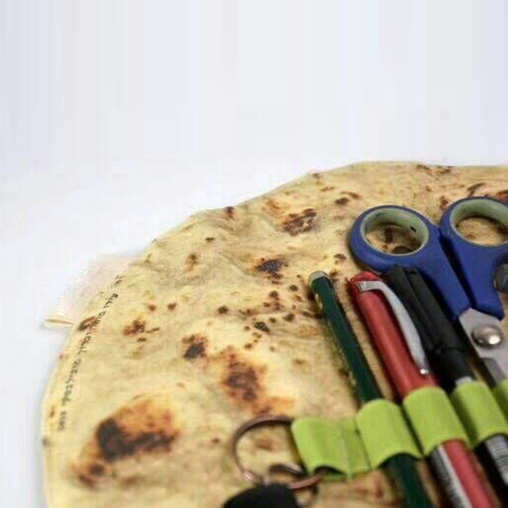 Makeup Pouch Tortilla Wrap Design