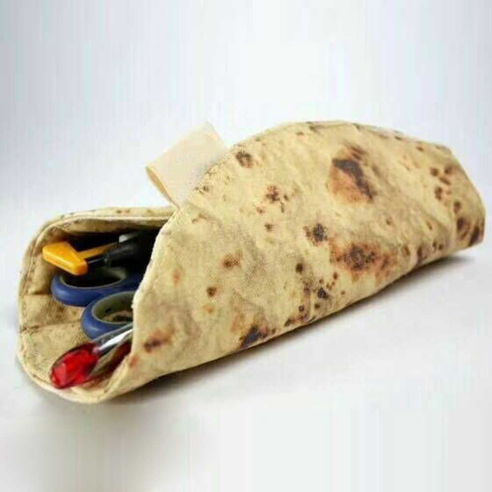 Makeup Pouch Tortilla Wrap Design