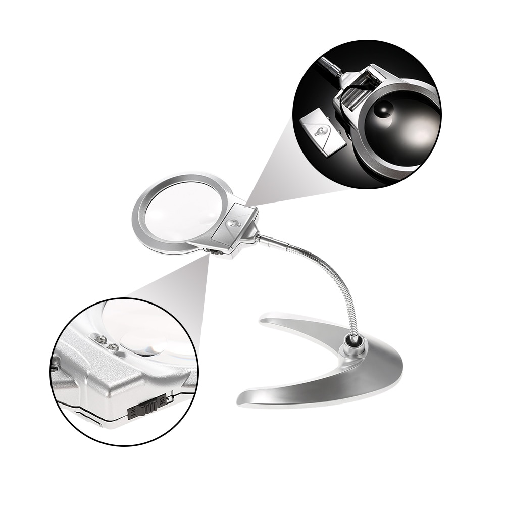 Magnifying Glass With Light Magnifier Tool
