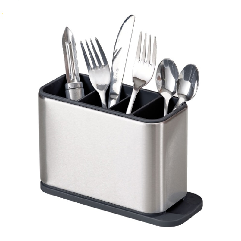 Cutlery Holder Stainless Steel Drainer