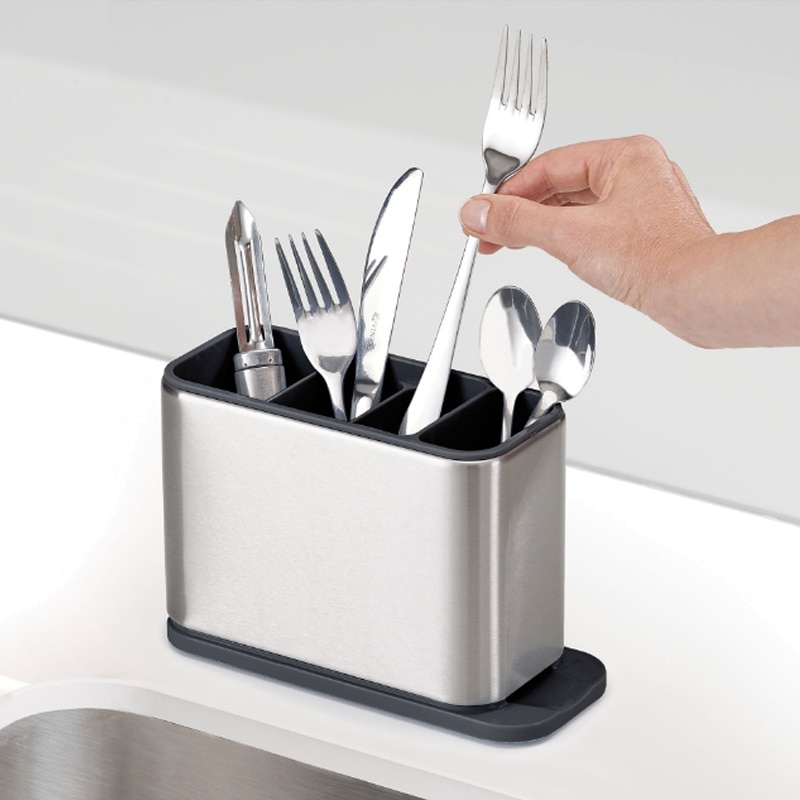 Cutlery Holder Stainless Steel Drainer