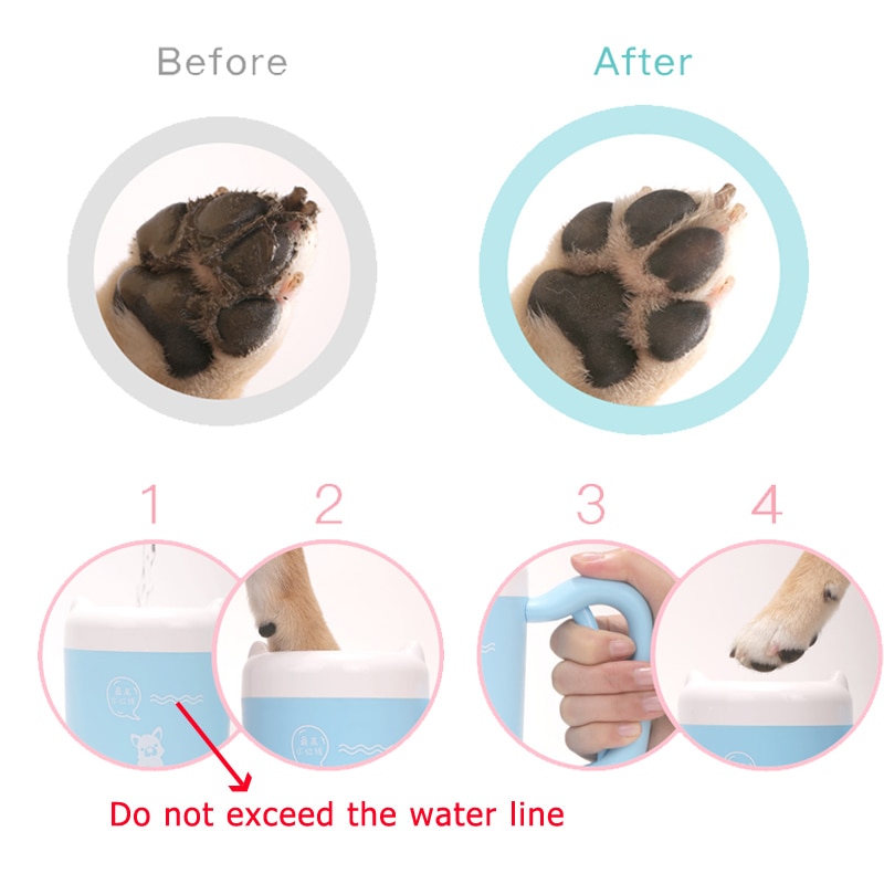 Dog Paw Cleaner Wash Plunger