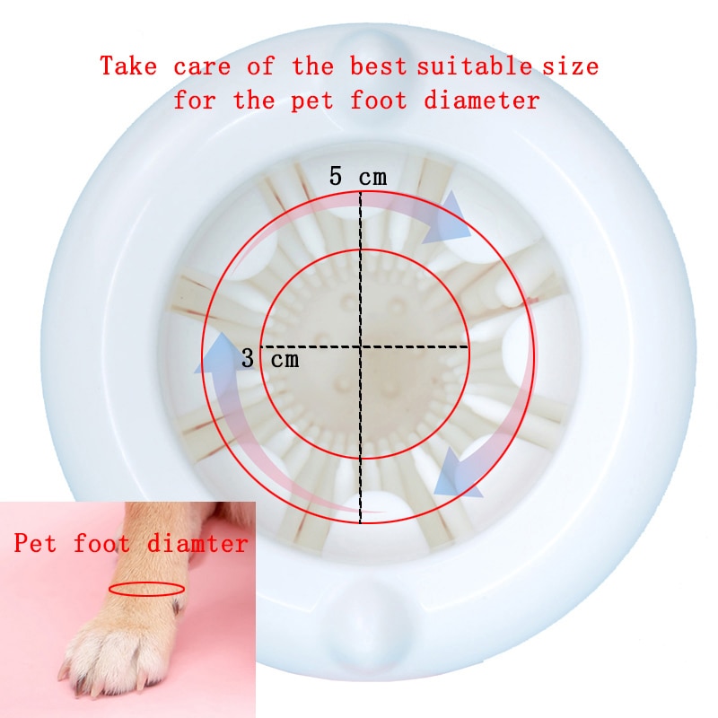 Dog Paw Cleaner Wash Plunger