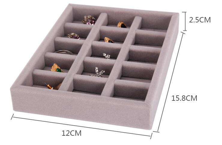 Jewelry Tray Accessories Organizer Box