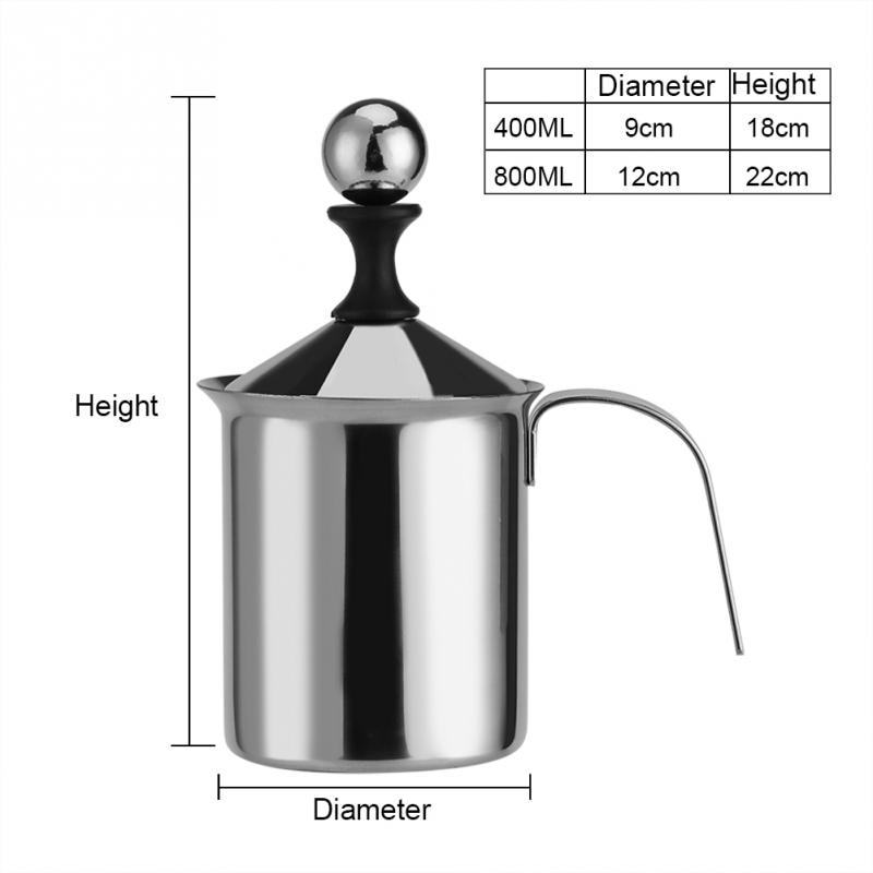 Milk Foam Maker Stainless Steel Manual Frother