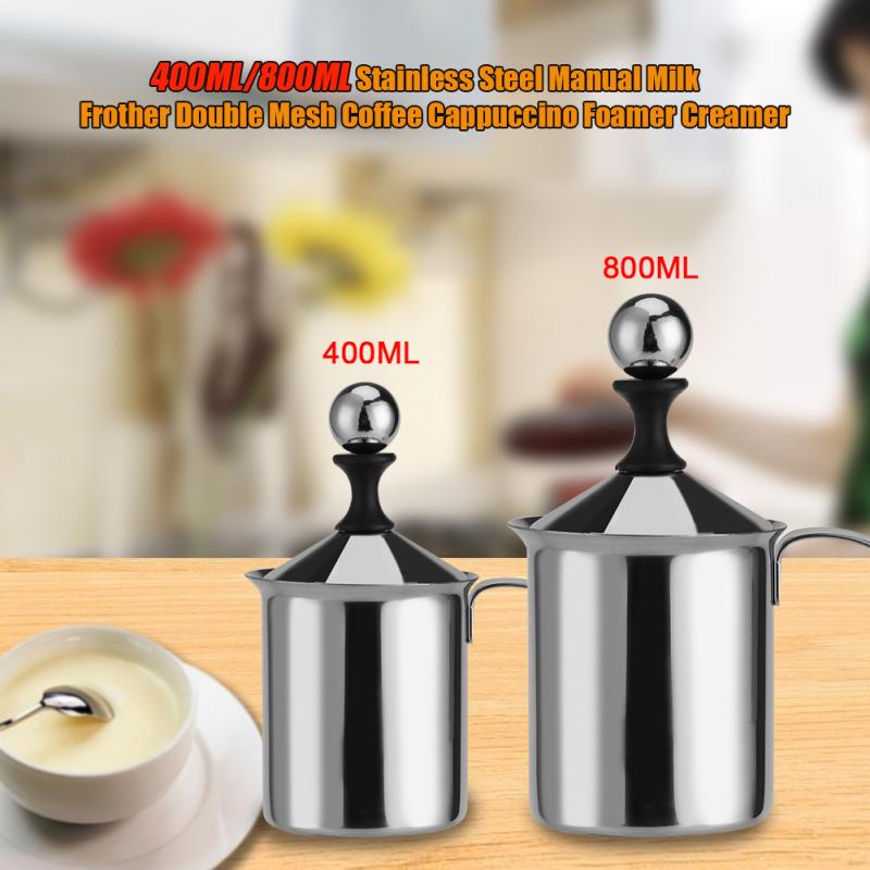 Milk Foam Maker Stainless Steel Manual Frother