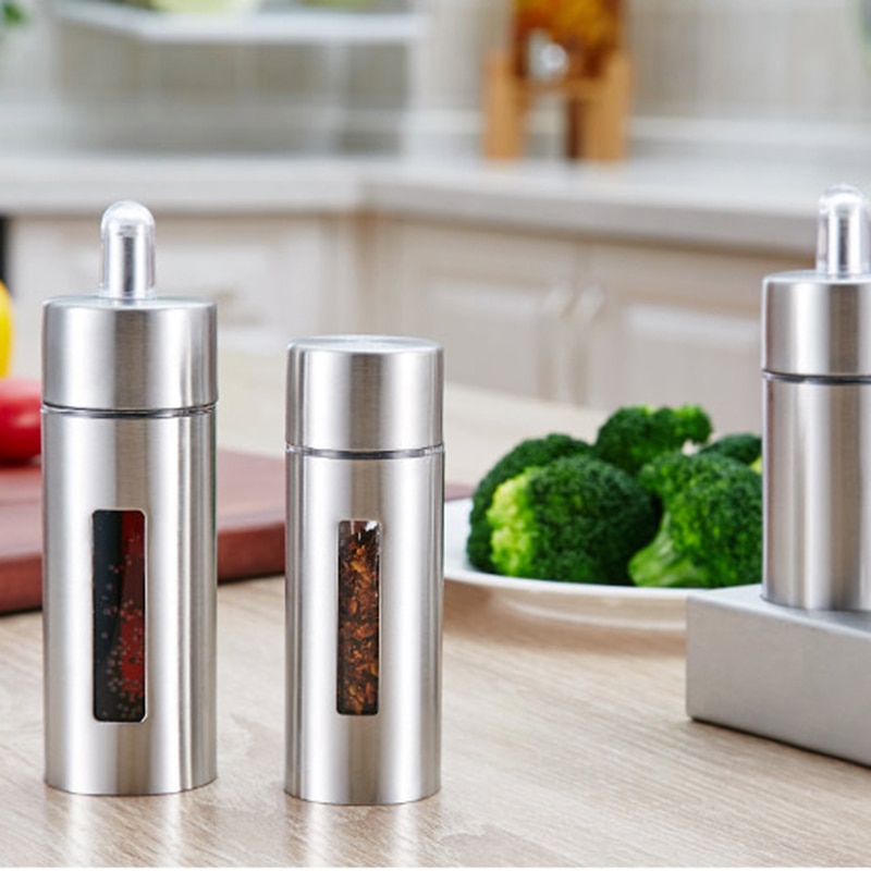 5pcs Spice Storage Condiment Jars