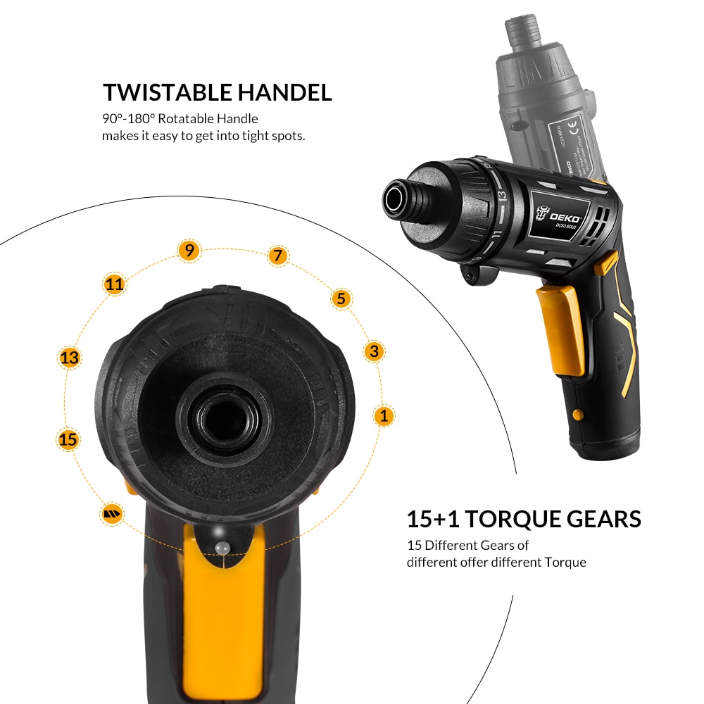 Power Screwdriver Cordless Tool