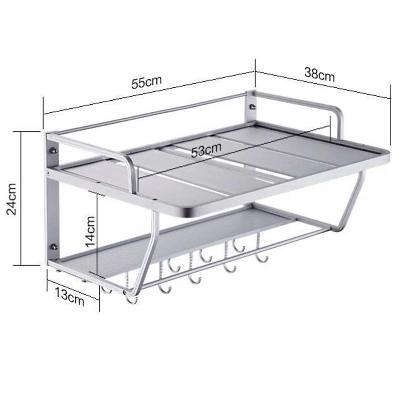 Microwave Shelf Wall Mount Storage