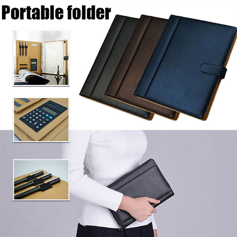 3 Ring Binder Folder with Calculator