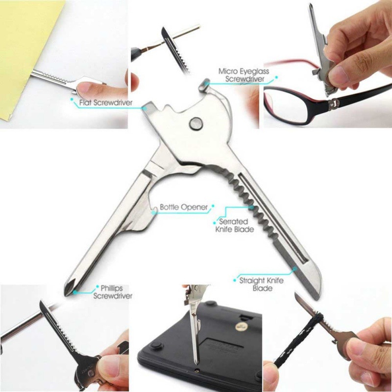 6in1 Multitool Survival Utility Key