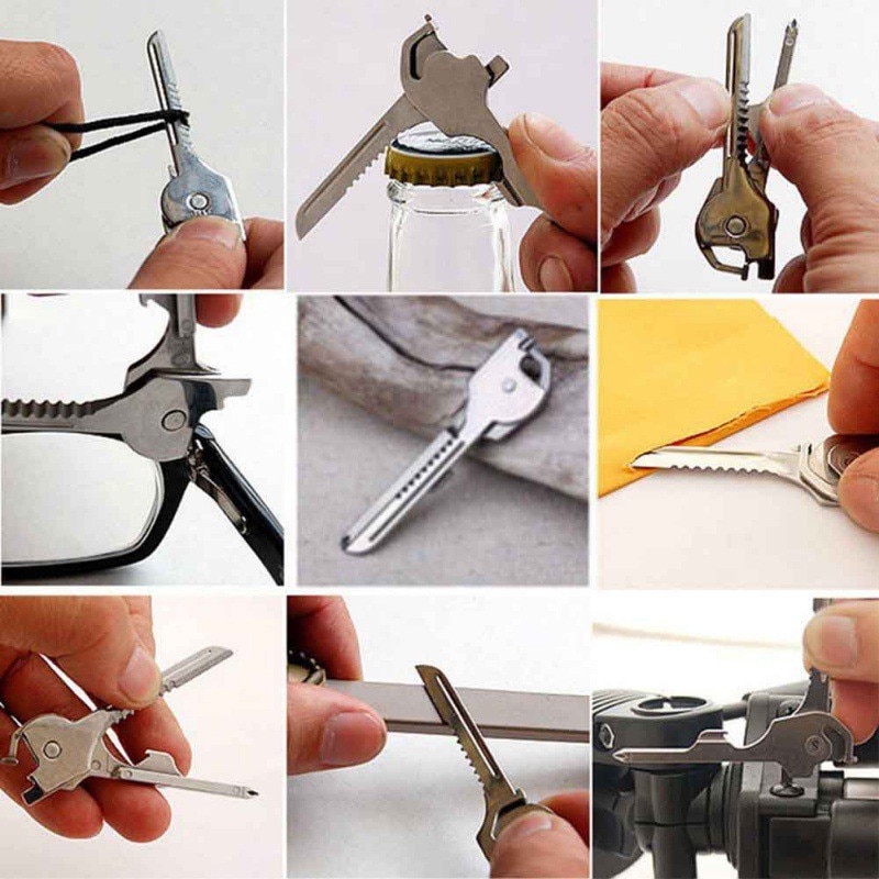 6in1 Multitool Survival Utility Key