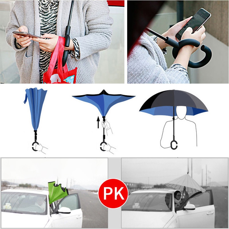 Reversible Umbrella Windproof