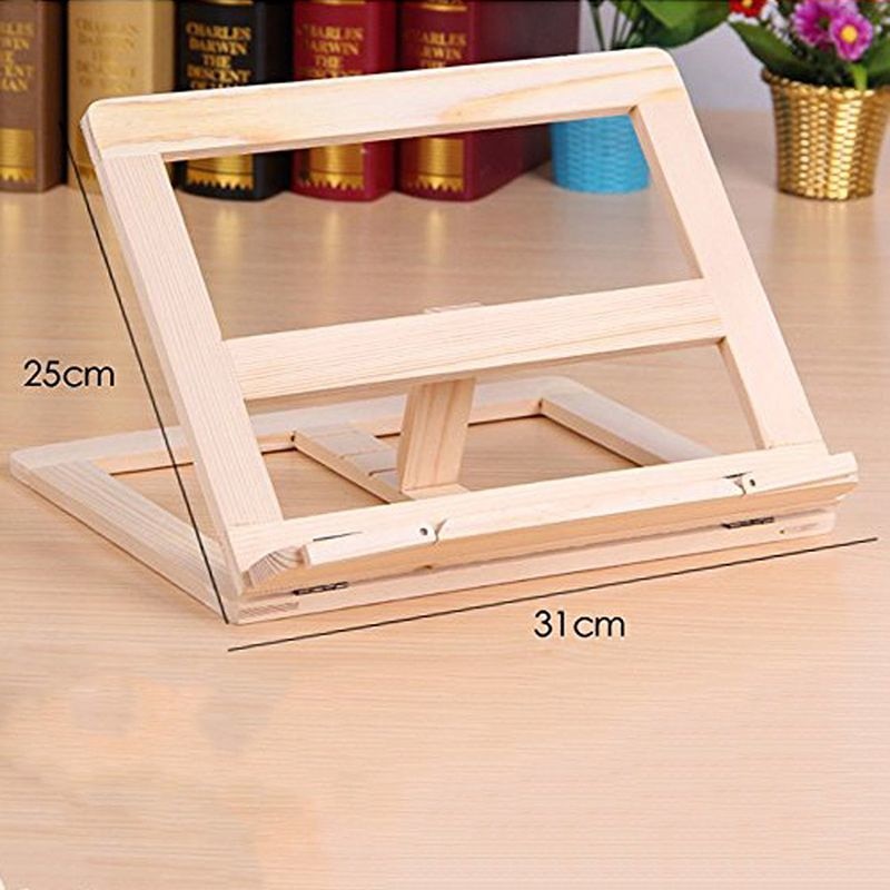 Book Holder Wooden Frame Stand